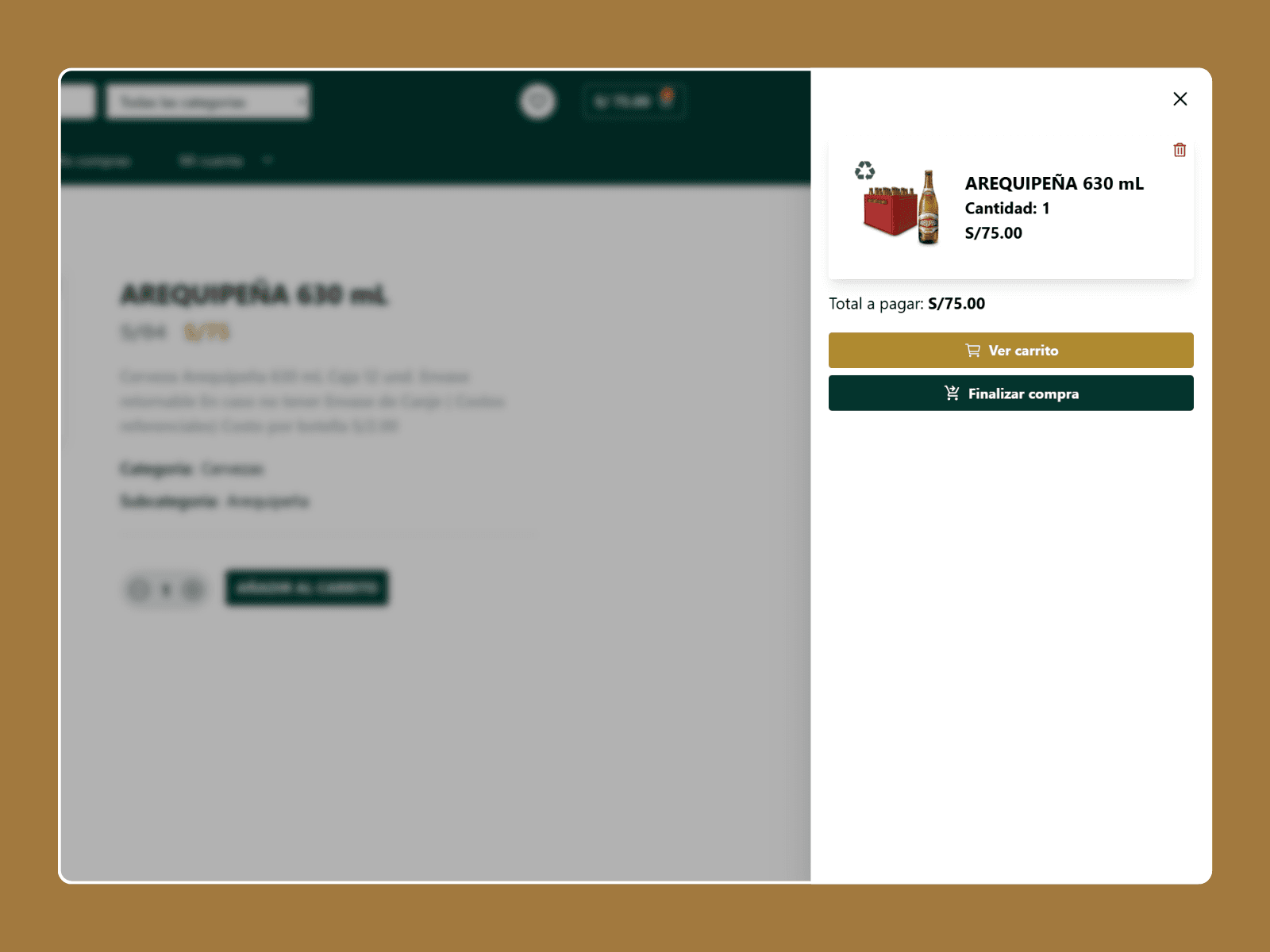 Tienda online propia + app de administración para Dadan — imagen 1